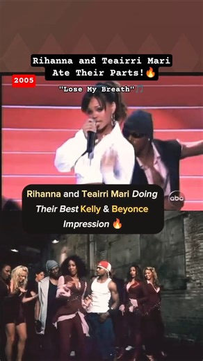 Rihanna and Teairra Mari Doing Their Best Destiny's Child Impression | "Lose My Breath" Live (2005)