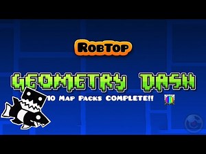 Geometry Dash: 10 map packs completed!