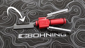 The Bohning Spin Fletcher is a portable Mylar® vane fletching jig that easily fits into your bow case or travel bag, offering a convenient way to fletch and repair your arrows. A great jig for anyone looking to give this style of vane a shot. https://shop.bohning.com/spin-fletcher #bohning #bohningarchery #ItsInOurVanes #archerylife #newarcheryproducts #buildwithbohning | Bohning Archery