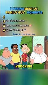 Ranking My Favorite Family Guy Moments 😭 #familyguy #funny