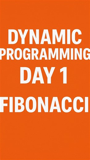 Hemant Choudhary on Instagram: "DP Series – Day 1 ✅ Fibonacci se DP ki foundation clear karte hain. Next days = aur bhi simple patterns #dsa #dsasterk"