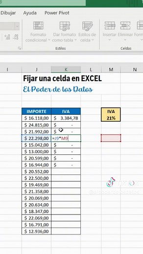 Cómo fijar celdas en Excel fácilmente