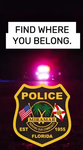 🚔 NOW HIRING: POLICE OFFICERS Miramar Police Department Looking for a career that values your service and your future? Join a department that invests in you. We Offer: • Competitive salary • Up to 4 years military/prior police buyback • Pension vesting at 10 years • On-site physician • 4 days on / 3 days off schedule • Take-home vehicle program • Paid vacation 13 holidays • Tuition reimbursement • Shift differential (8%, 9% or 10%) • Education incentive • City pension 457 plan • 8-year DROP 📌 