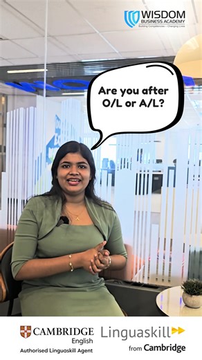 Want to prove your English skills to the world? 🌍 Cambridge Linguaskill assesses all 4 key skills: ✅ Reading ✅ Writing ✅ Listening ✅ Speaking Perfect for studies, careers, and international opportunities. Take a globally recognised English test you can trust. 📌 Register now by filling the form! #Linguaskill #CambridgeEnglish #EnglishTest #CareerGrowth #StudyAbroad #GlobalOpportunities | Wisdom Business Academy