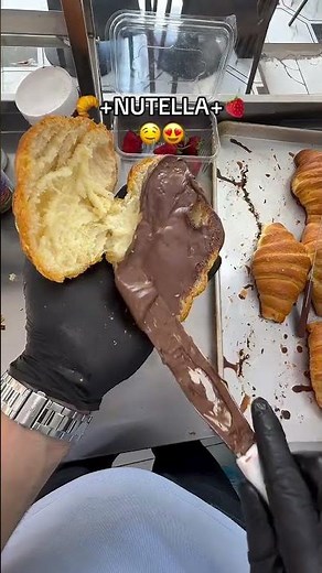 Quick & Easy Nutella Croissants 🥐🌰🍫