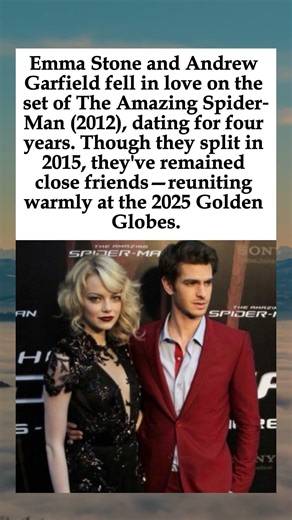 Emma Stone & Andrew Garfield From 'Spider‑Man' Romance to a Lifelong Friendship #EmmaStone #shorts