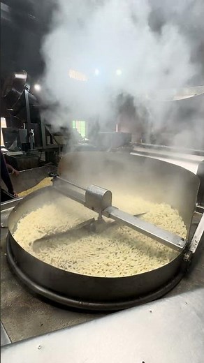 Industrial snacks in the making