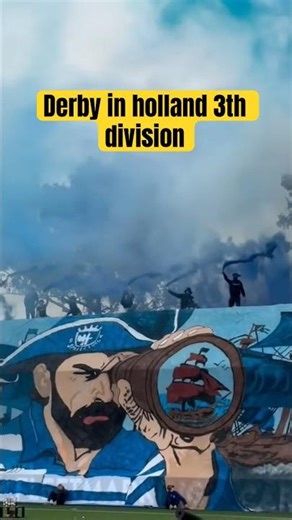 INSANE Derby in Holland 3rd Division! | Dutch Football Fans Go Wild ⚽🔥