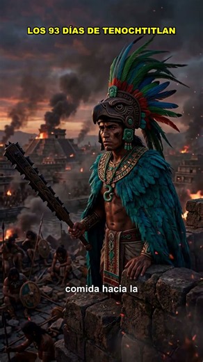 El Asedio de 93 Días a Tenochtitlan #short #elcodicedelahistoria #historiademexico