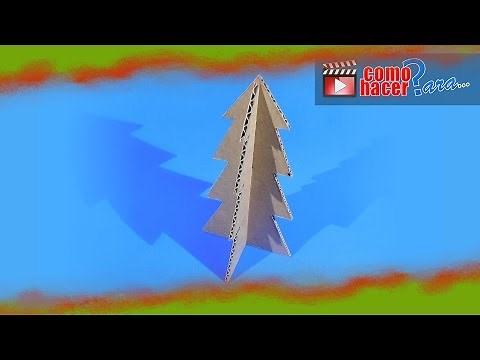 Cardboard Christmas Tree - Christmas Decoration