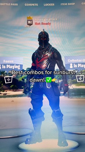 Best Sunburst Dawn Combos for Sweaty Arena Matches in Fortnite