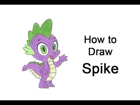 How to Draw Spike from My Little Pony