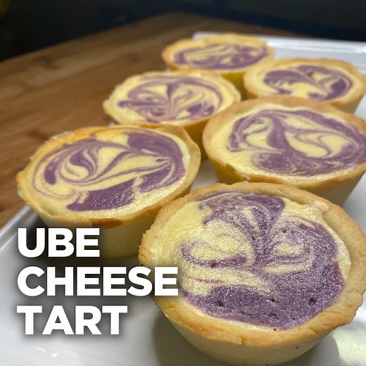 You will definitely love this dessert from the bottom of your TART! Ube Cheese #Madalicious. UBE CHEESE TARTS Ingredients: FOR THE TARTS SHELLS 2 (250 g) cups MAGNOLIA ALL PURPOSE FLOUR 1/2 (30 g) cup almond flour 1/2 (112 g) cup MAGNOLIA BUTTER-LICIOUS! 3/4 (100 g) cup powdered sugar 1 (50 g) c MAGNOLIA BROWN EGG, beaten CHEESECAKE FILLING 1-1/4 (425 g) cups MAGNOLIA CREAM CHEESE, softened 3/4 cup 1-1/2 (173 g) tbsp sugar 2 (22 g) tbsp cornstarch 5 (130 g) pc MAGNOLIA BROWN EGGS, use 3 whole pi
