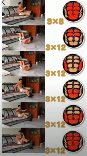 Day Six Pack Abs Challenge | Home Workout 🔥 #shorts​ #strongabs​ #motivation​ #absworkout​