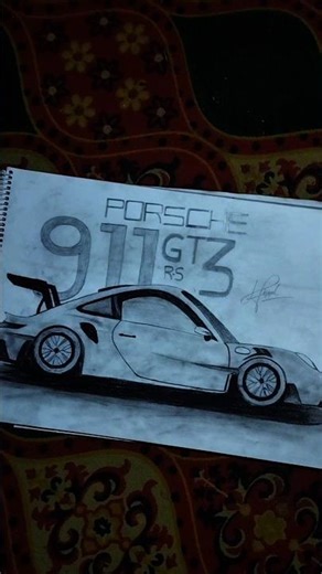 Porsche sketch edit | Porsche 911 GT | #porsche #car