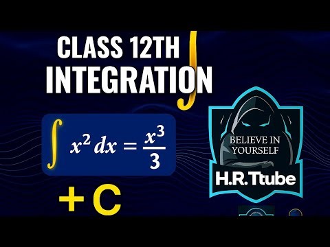 Class 12th | indefinite integration | lecture 1 | maths 2 | by HRT TUBE #integration #hrttube