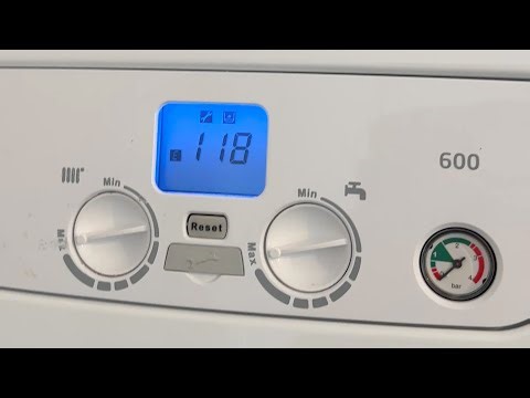 How to fix a 118 error on Baxi Boiler with NO BLUE LEVERS