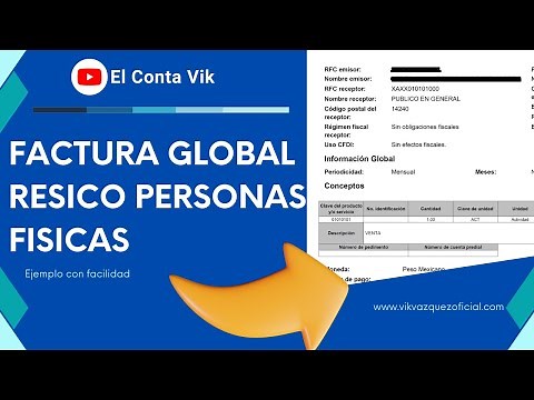 ✅📄CFDI público en general. RESICO personas fisicas 🖥️ (Factura global CFDI 4.0)📌📍