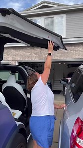 1.1M views · 1.5K reactions | Too short to close the Model X Falcon Wing Doors? 樂 #tesla #modelx #falconwingdoors | Tesla Flex | Facebook