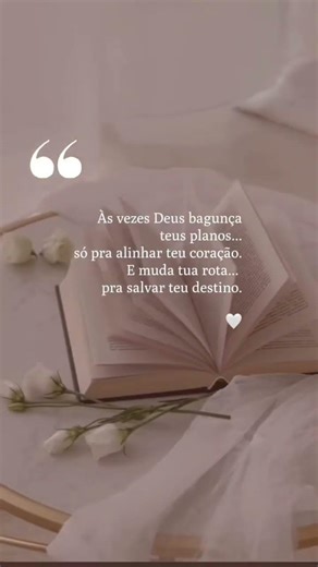 Deus está alinhando o teu caminho 🙏