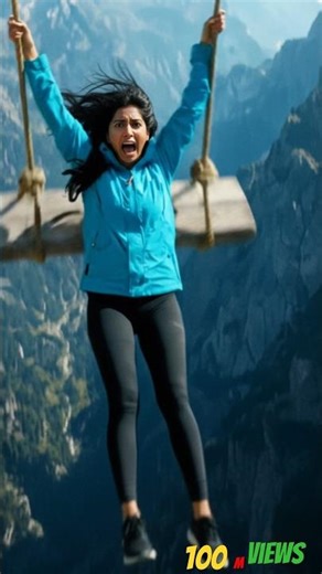 “She Fell From The Swing… 😳” #shorts #viral