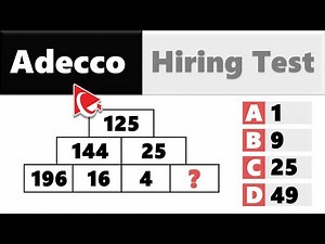 How to Pass Adecco Pre-Employment Cognitive Test: Questions with Answers, Solutions & Explanations!