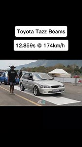 Nirvash's Beams powered Toyota Tazz sounds sweet in lift. The car makes around 160kw on full meth. Classic Tazz on roids!! #fypシ゚viralシ2024fyp #fypシ゚viralシfypシ゚viralシalシ #toyotatazz #Tazz | Auto Rush