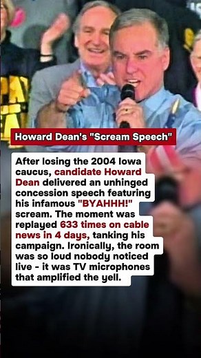 Howard Dean's "Scream Speech"