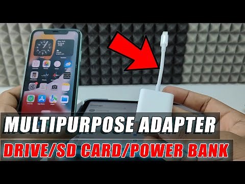 how to use lightning to usb 3 camera adapter?