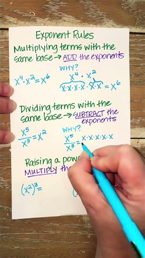 Exponent Rules