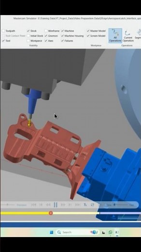 Mastercam Contour Milling Simulation | Accurate Edge Cutting | Magician of CNC