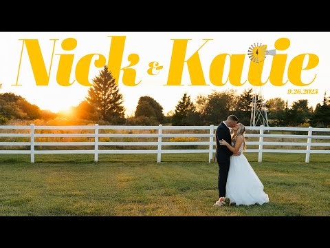 A Beautiful, Cinematic & Fun Nurse + Firefighter Wedding Film ❤️🚒 | Nick & Katie | Shot on FX30