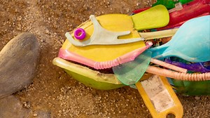 Plastic Pollution Takes the Form of a Deadly Fish That Threatens Harm to Marine Animals in PES's 'The Fish'