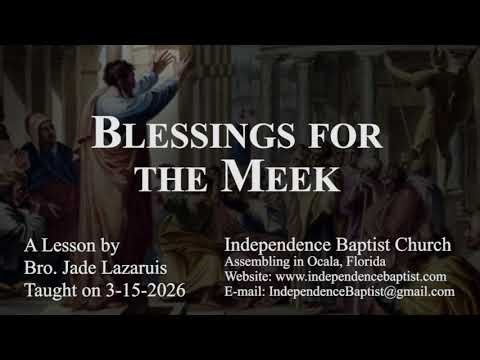 Blessings for the Meek