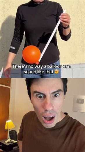 No way a balloon sounds like this... 🤯 | Horn sound 🎈🔊 That resonance is unreal! The ultimate DIY music hack. 🎸✨ Cr: 赵秘书绳结技巧 on DY #music #DIY #sounddesign #musician #horn