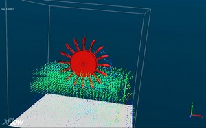 水力驱动的水车模拟 [XFlow]【同名公众号“CFD之音”】