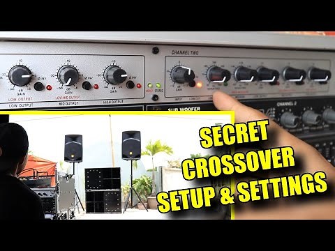 Crossover Setup & Settings | Low Summed Mode | dbx 234xs Sound Check
