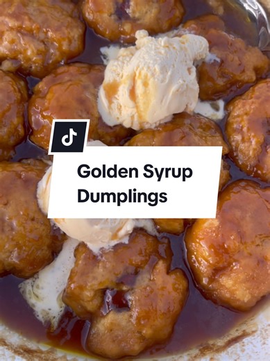 bet you havent seen dumplings like this before 😋 Soft, golden-syrup dumplings filled with caramello chocolate, cooked in a golden syrup sauce, then served with vanilla ice cream. Send this one to the sweet tooth in your life! 🍫 Ingredients: Dumplings 50g butter, melted ⅓ cup golden syrup (80g) ½ cup milk (room temperature) 1 ½ cups plain flour 2 tsp baking powder 10–12 pieces caramello chocolate Golden Syrup Sauce: 50g butter 1 cup brown sugar ½ cup golden syrup (140g) 2 cups boiling water To 