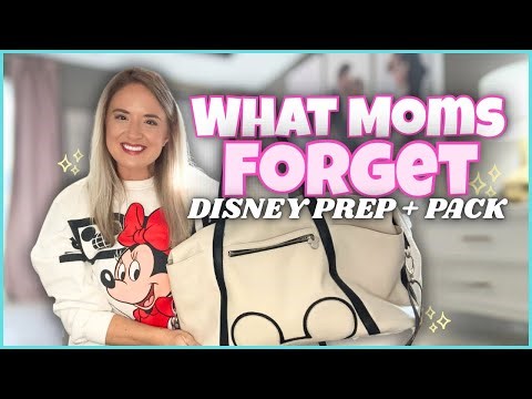 Disney Packing Checklist for Moms | What We Always Forget