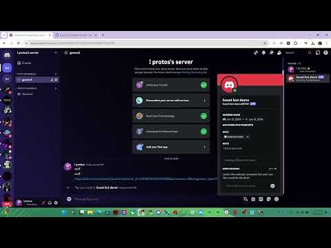 How to set up discord boost bot