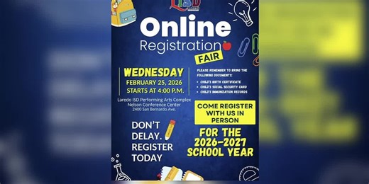 LISD opens online registration for 2026-27 school year