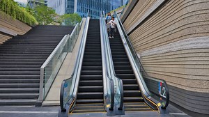 Outdoor Escalators Supporting City Growth China