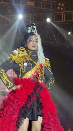 RR college student's themed ramp walk - Cruella De Vil #attire #fun #rampwalk #confidence #arts