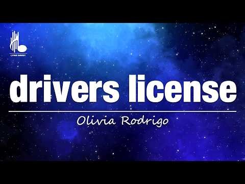 Olivia Rodrigo - drivers license (Lyric Video)