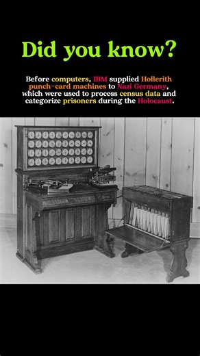 How IBM Punch Cards Were Used by Nazi Germany Before Computers