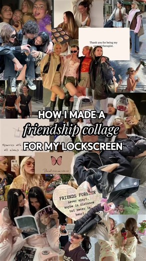 Friendship Collage Lockscreen Tutorial | BeautyPlus App