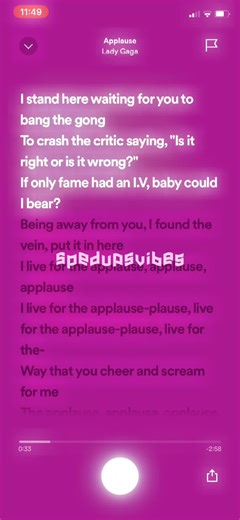 Applause: Energizing Sped Up Songs & Lyrics