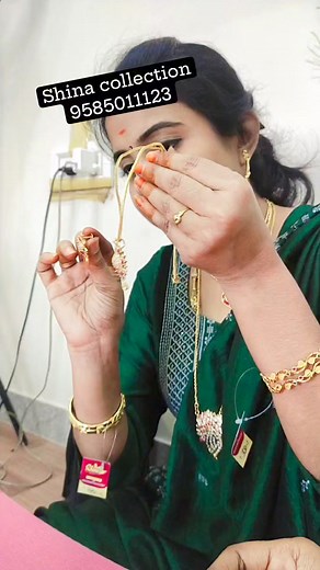 2.6K views · 21 reactions | Shina collection 9585011123 #brandingwithShakthii #shorts #live #jewelry #shortstory #shopify #shopping #promotion #jhumka #studs #bracelets #earrings #bangles #ring #fashion #videoviral #shortsreels #onlineshopping | Branding with Shakthii | Facebook