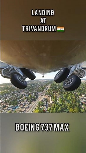 Landing at Trivandrum 🇮🇳 | Microsoft flight simulator #aviation