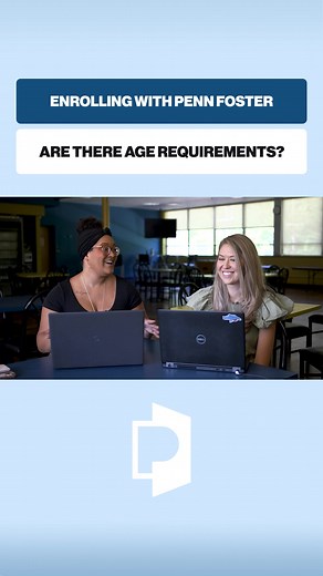 If you or someone you know has been interested in a #PennFoster program, you may be wondering if there are age requirements for enrollment. Check out a snippet from one of our #Facebook Live's where we address that very question! Tag a friend who might want to know about Penn Foster in the comments. #elearning #education #onlinelearning #learning #edtech #school #learn #online #teaching #onlinecourses #students #onlineclasses #training #distancelearning #digitallearning #onlinetraining #edchat